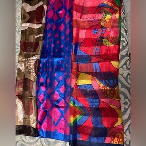 Ladies Scarf Bundle 3 large printed scarfs